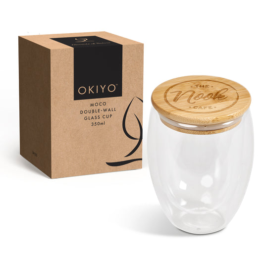 Okiyo Moco Double-Wall Glass Cup