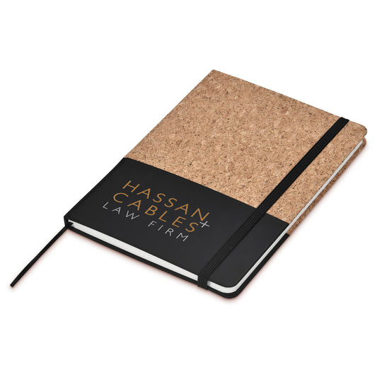Okiyo Denki Cork A5 Hard Cover Notebook